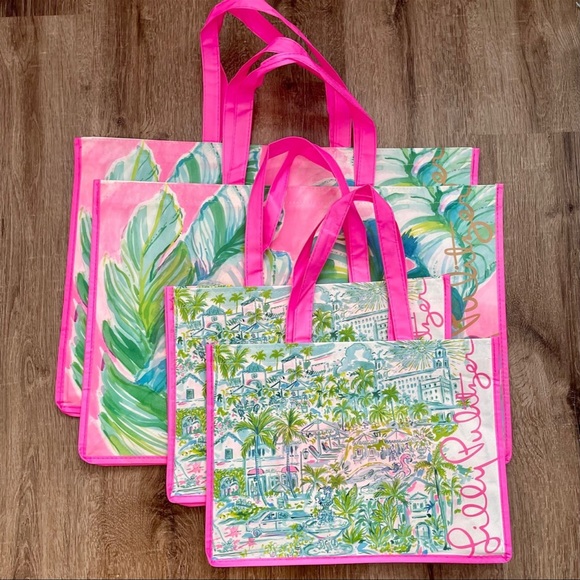 Lilly Pulitzer Shopping Tote Bags - Picture 2 of 2